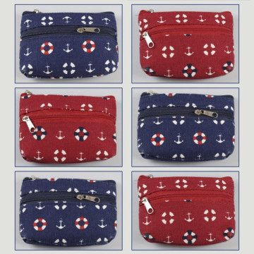 Hook 26 - Nautical design wallets - assorted colors