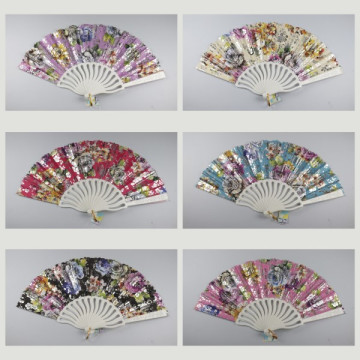 Hook 35, Plastic fan with design: Florido - assorted colors