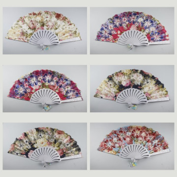 Hook 39, Plastic fan with design: Florido - assorted colors