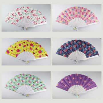 Hook 67, Plastic fan with design of: Modern weave - assorted colors