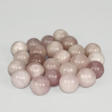 REPLACEMENT of the Mineral Spheres Display: Rose Quartz
