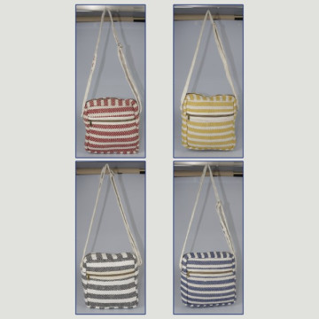 Sac en coton 22x22cm couleurs assorties