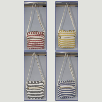 Bolso algodón 22x22cm colores surtidos