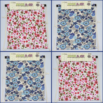 Gancho 02, Mochila con cuerda - color: Surtido y Diseño flores