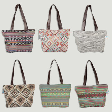 Bolso algodón. Surtido. 42x30cm.