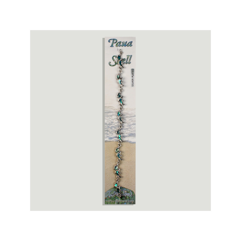 Crochet 18 - Bracelet en ormeau avec fermoir en métal. Deux modèles: dauphin assorti. Crochet 18 - Bracelet en ormeau avec fermoir en métal. Deux modèles: dauphin assorti.