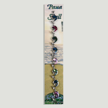 Hook 20 – Abalone bracelet with metal clasp. Models: ASSORTED Dolphins