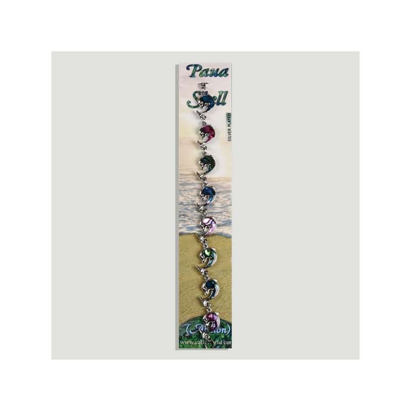 Gancho 20 – Pulsera Abalón con cierre metálico. Modelos: Delfines SURTIDOS Gancho 20 – Pulsera Abalón con cierre metálico. Modelos: Delfines SURTIDOS
