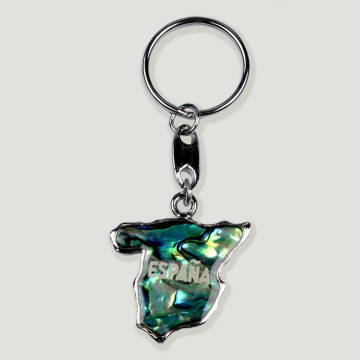 Hook 70 - Abalone Keychain. Model: "España"