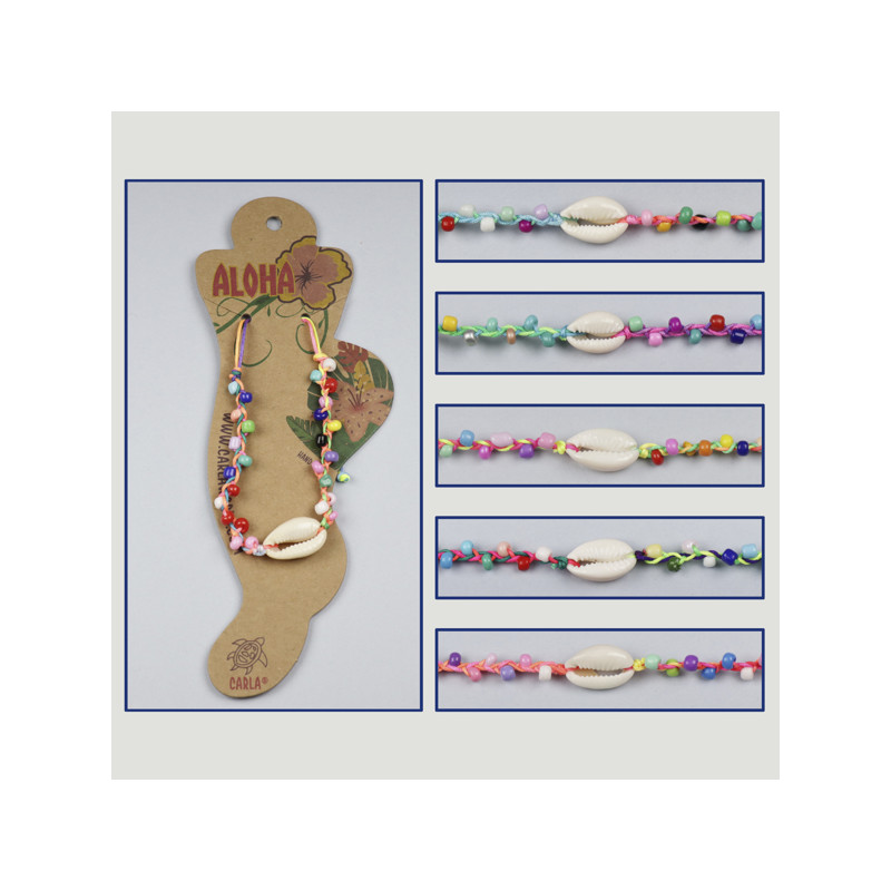 Hook 25. Adjustable anklet. Model: cypraea Hook 25. Adjustable anklet. Model: cypraea