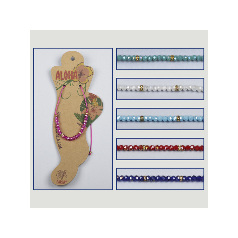 Hook 32. Adjustable anklet. Model: crystallites Hook 32. Adjustable anklet. Model: crystallites