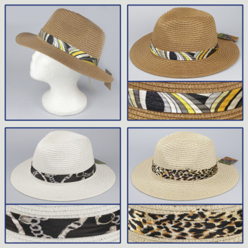 Hook 17 - Color hat: Ocher with theme ribbon – Cream with theme ribbon – White with theme ribbon