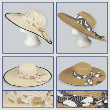 Crochet 27Crochet 27 - Couleur chapeau : Ocre avec ruban thématique – Crème avec ruban thématique
