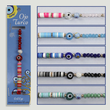 Gancho 02. Pulsera ajustable. Ojo turco