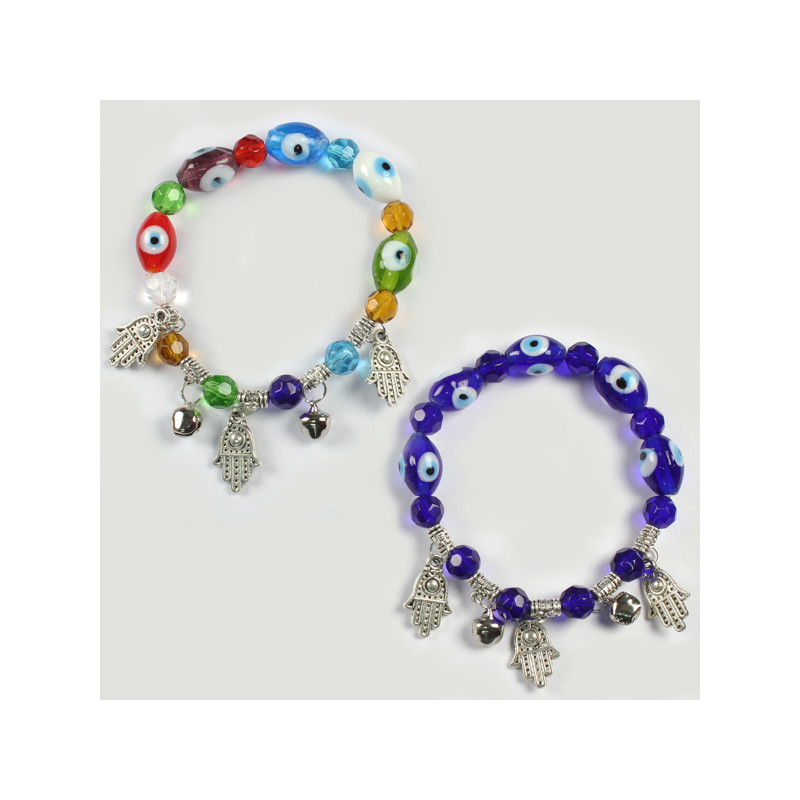 Hook 43. Elastic bracelet. Turkish eye Hook 43. Elastic bracelet. Turkish eye