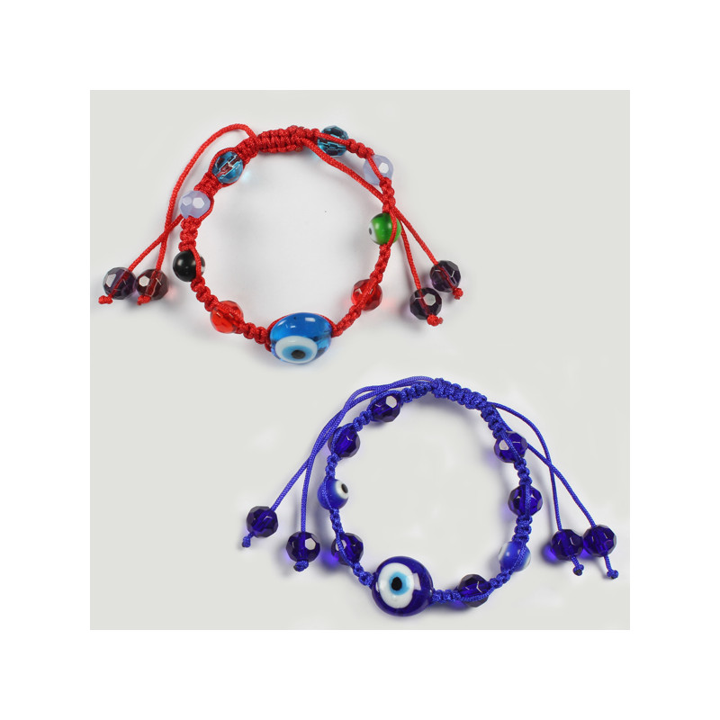 Hook 46. Adjustable cord bracelet. Turkish eye Hook 46. Adjustable cord bracelet. Turkish eye