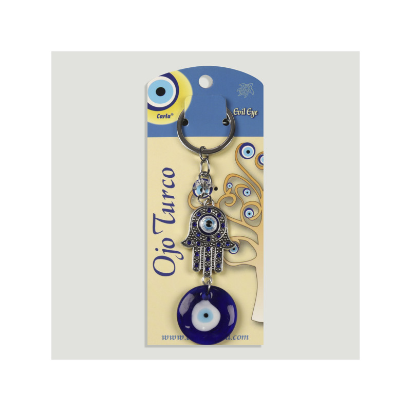 Hook 53. Metal key ring. Turkish Eye with Turkish Eye Hook 53. Metal key ring. Turkish Eye with Turkish Eye