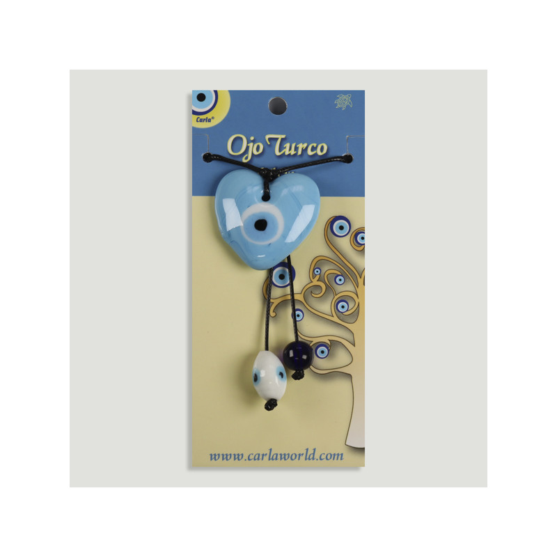 Crochet 69. Pendentif avec cordon. Oeil turc Crochet 69. Pendentif avec cordon. Oeil turc
