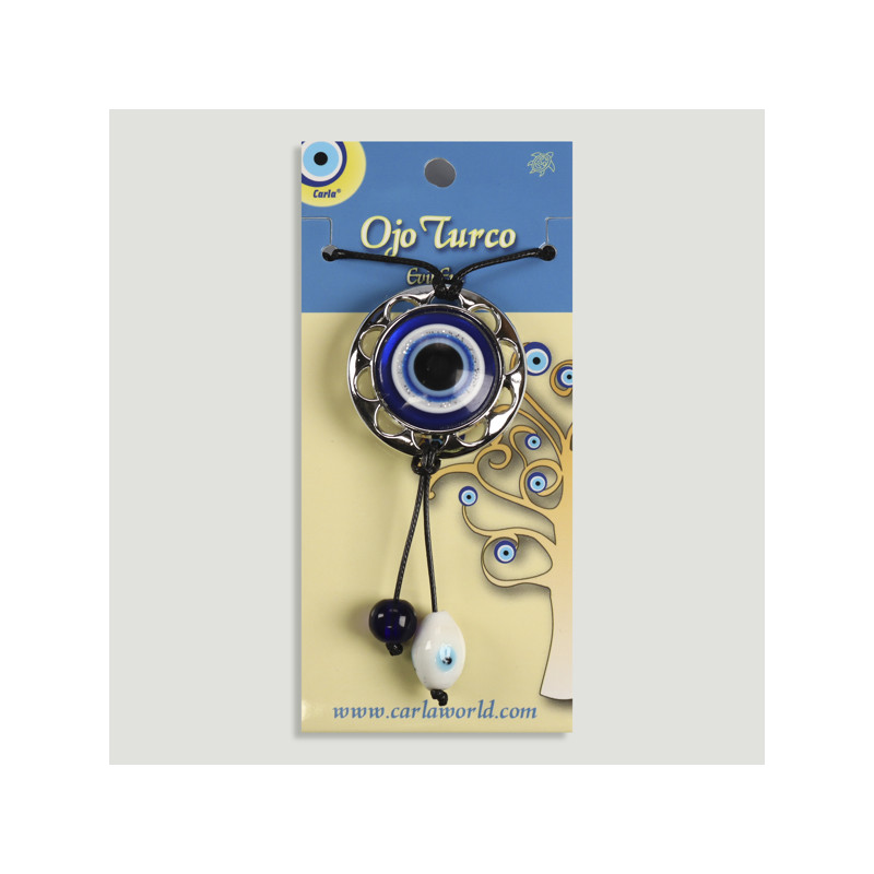 Crochet 73. Pendentif avec cordon. Oeil turc Crochet 73. Pendentif avec cordon. Oeil turc
