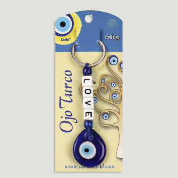 Hook 90. Key ring. Turkish eye