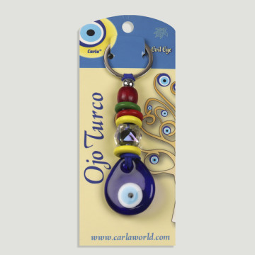 Hook 91. Keychain. Turkish eye