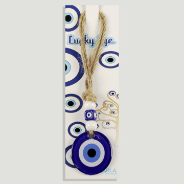 Hook 21. Crystal amulet. Turkish eye. 18/20cm