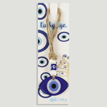 Hook 31. Crystal amulet. Turkish eye. 18/20cm