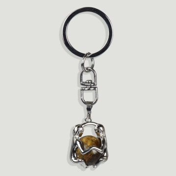 Remplacement du ZODIAC KEYRING. Porte-clés plaqué argent -Gémeaux