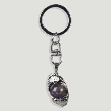 Remplacement du ZODIAC KEYRING. Porte-clés plaqué argent -Poissons