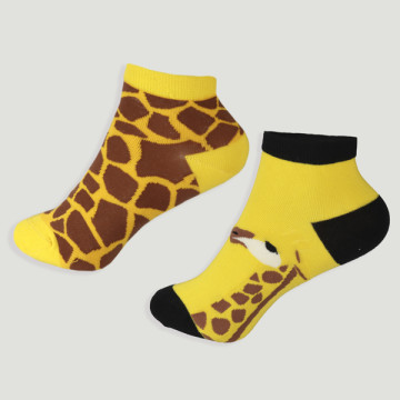 Crochet 02 - Chaussettes avec dessin de : girafe