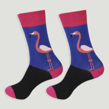 Gancho 29 - Meias com desenho de: flamingos