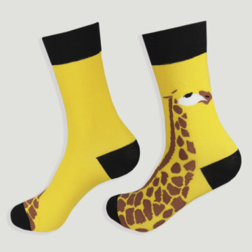 Crochet 33 - Chaussettes avec dessin de : girafe