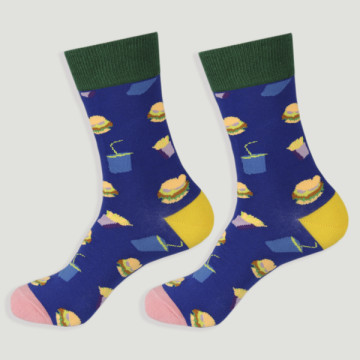 Hook 51 - Stockings with design: themed fast food