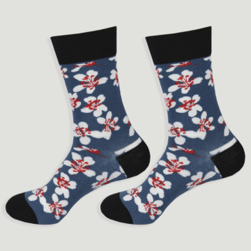 Hook 65 - Stockings with design: flowers