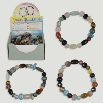 VITALITY BRACELET. Pulseras minerales surtidos