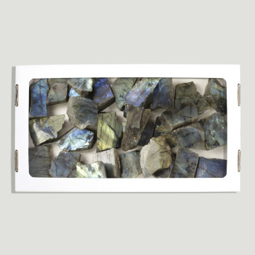 Remplacement de la vraie pierre. Labradorite