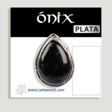 Bague en argent. Onyx. A partir de 6gr. (PRIX PAR GRAMME)