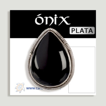 Silver ring. Onyx. From 6gr. (PRICE PER GRAM)