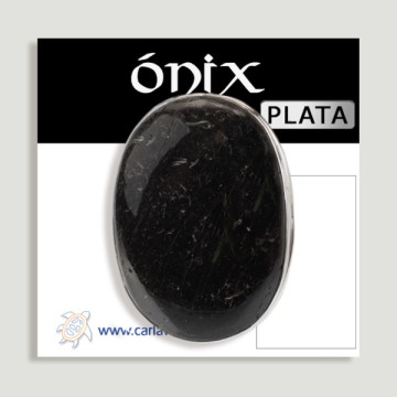 Silver ring. Onyx. From 6gr. (PRICE PER GRAM)
