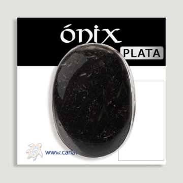 Bague en argent. Onyx. A partir de 6gr. (PRIX PAR GRAMME)