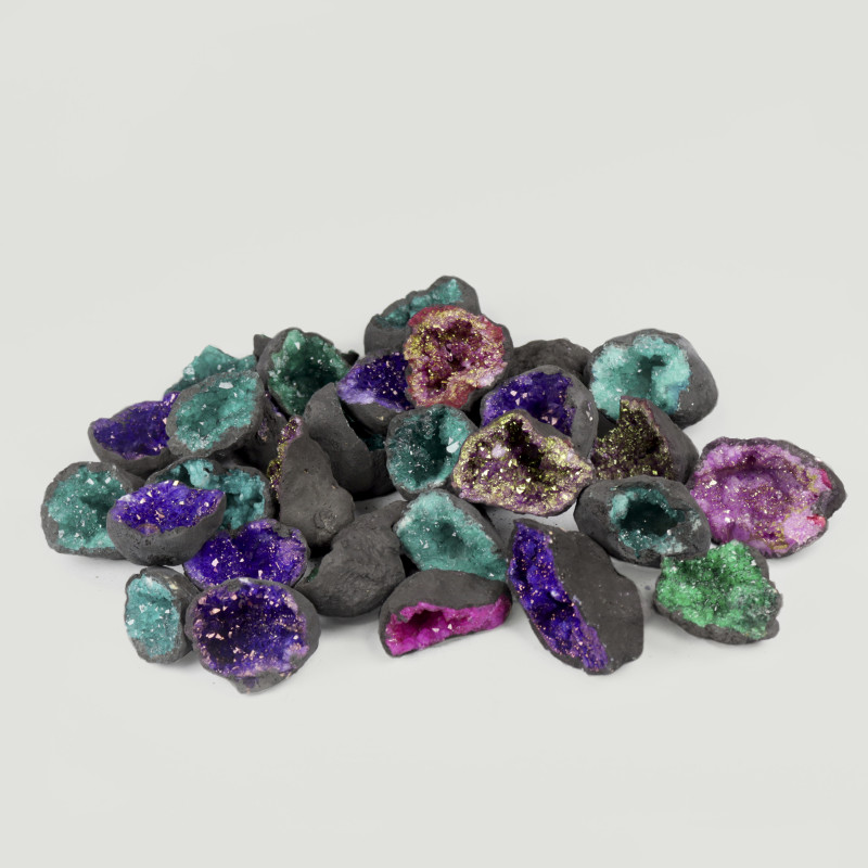 Real Stone replacement. Colored geode Real Stone replacement. Colored geode
