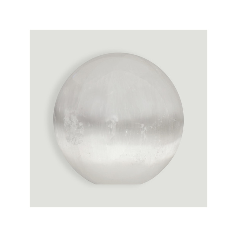 Balle de base Selenite Cut. 6 cm environ. Balle de base Selenite Cut. 6 cm environ.