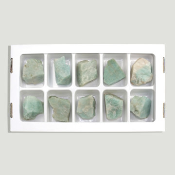 Amazonite massive 3-4,5 cm. (Al10)