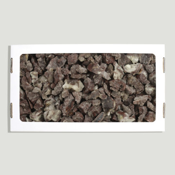 Massive quarcite exchanged. Box 1.5kg approx. 26x14cm.