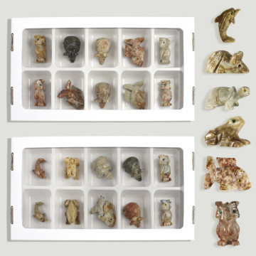Serpentine Animals. Outbreaks. 3 cm