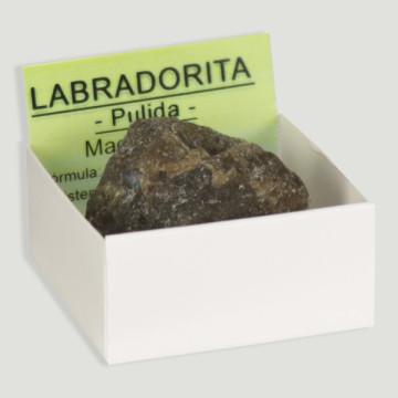 4x4 Box - Massive Labradorite - Madagascar
