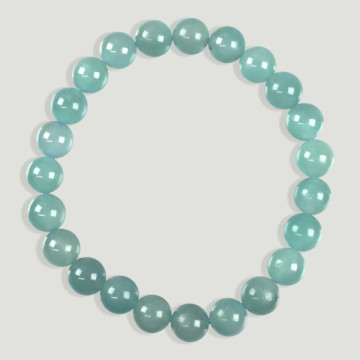 AMAZONITE. Bracelet élastique. boule de 8 mm