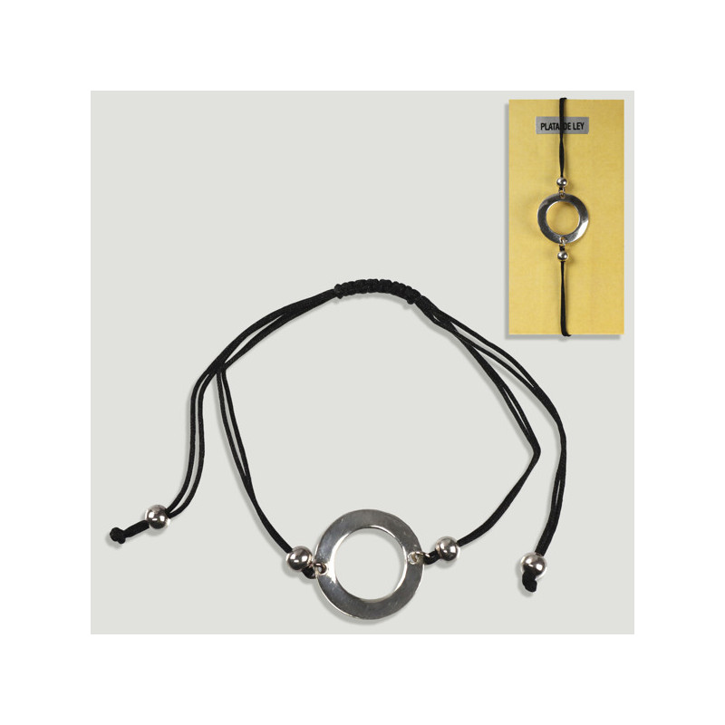 CÍRCULO DE PRATA. Pulseira ajustável CÍRCULO DE PRATA. Pulseira ajustável