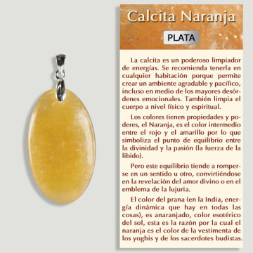 CALCITE. Pendentif ARGENT. Formes assorties