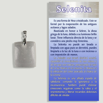 SELENITA. Colgante PLATA. Formas surtidas